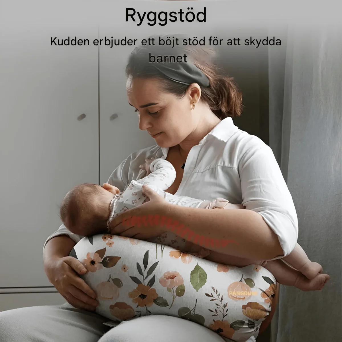 SoftCradle – Tieteellisesti suunniteltu monitoiminen imetystyyny, jossa on 30°:n kallistus ja ergonominen tuki lapselle ja äidille - Image 9