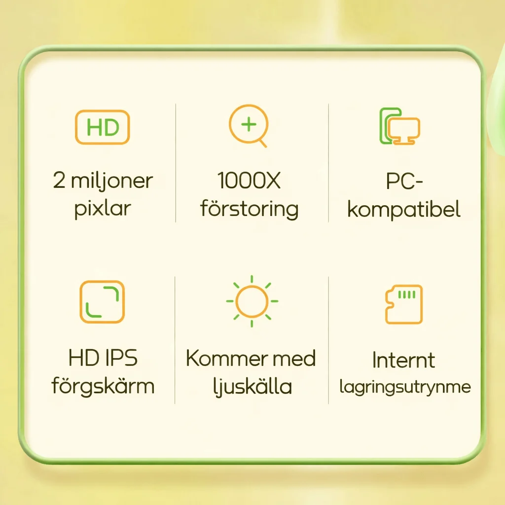 MicroPlay – Digitaalinen lastenmikroskooppi, 1000× suurennus, 2” IPS-näyttö sekä valokuva- ja videotoiminto - Image 9